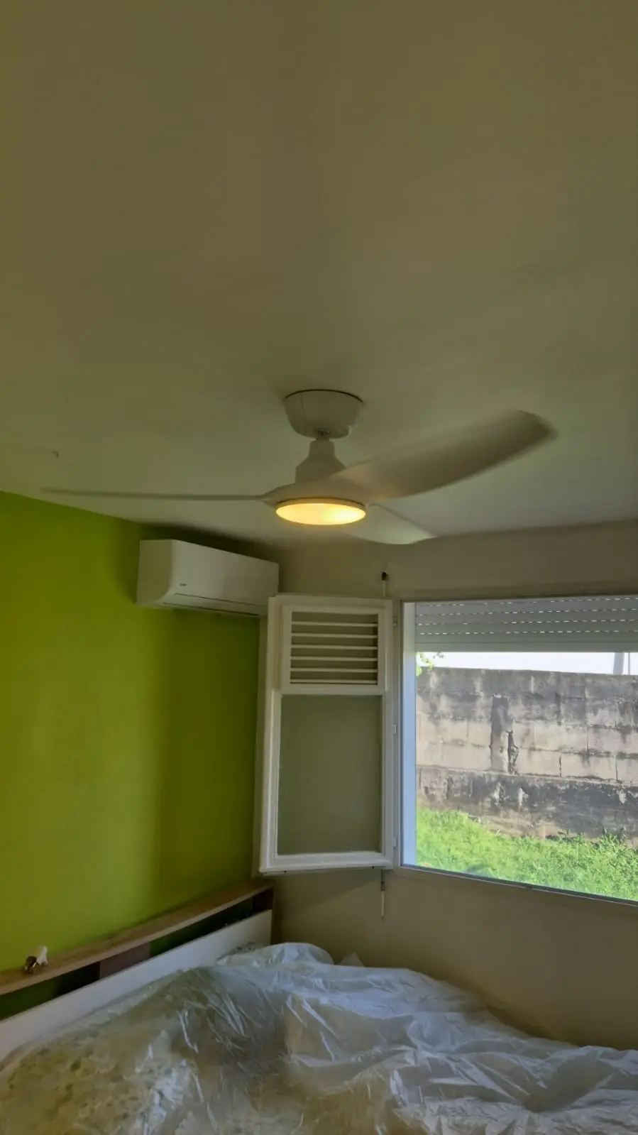Après l'installation d'un brasseur d'air par Mes Primes Rénovations, en Martinique ou en Guadeloupe